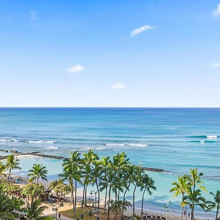 Luxury Oceanfront 2 Bedroom Apartment At Waikiki Beach Tower Honolulu Exterior photo