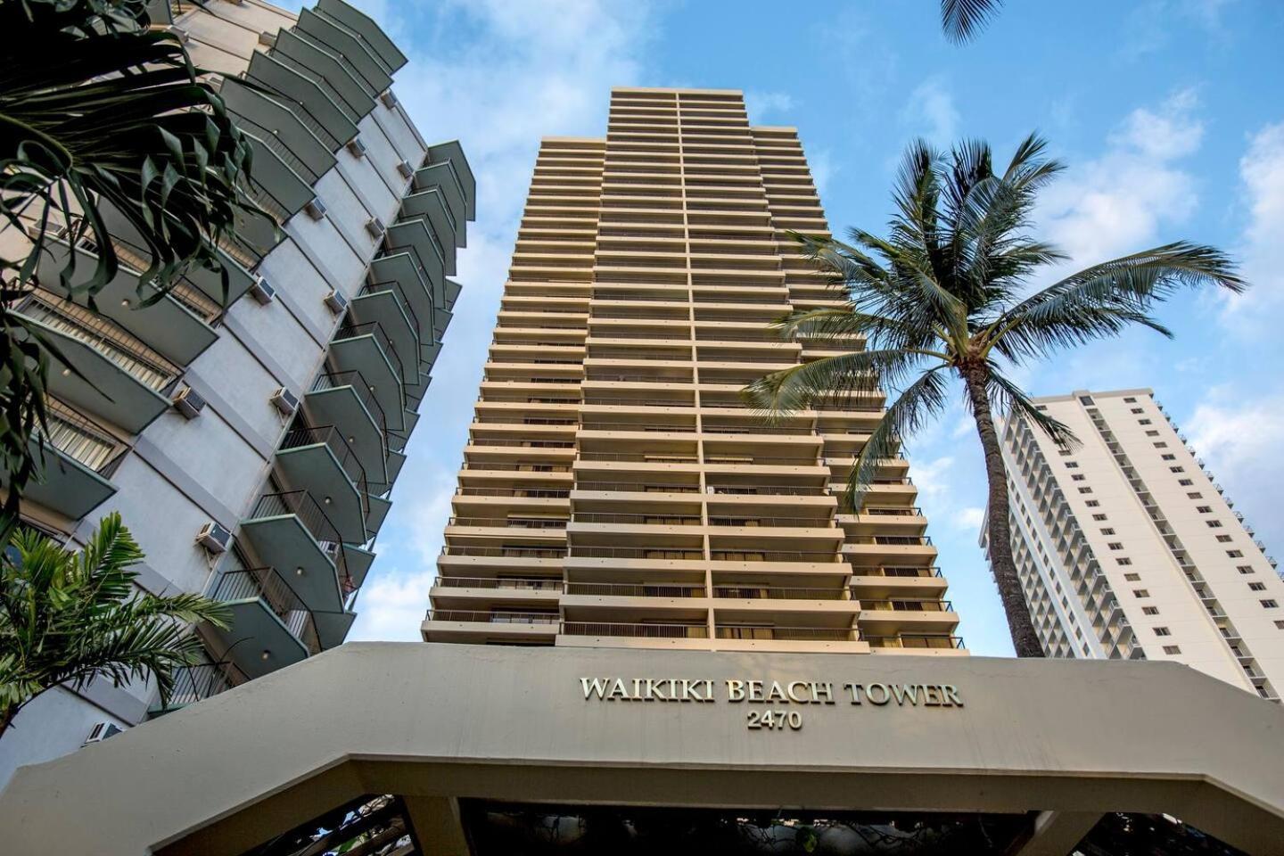 Luxury Oceanfront 2 Bedroom Apartment At Waikiki Beach Tower Honolulu Exterior photo